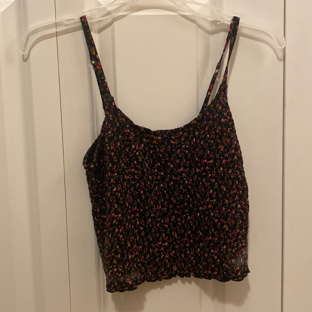 hollister floral tank!!!